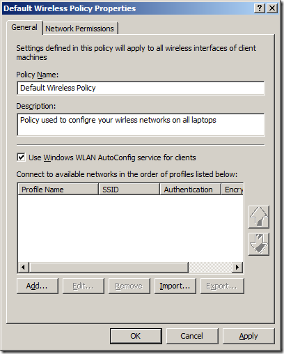 Network Permissions Vista