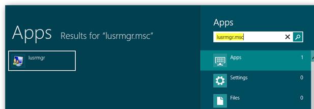 Lusrmgr Msc Windows 10