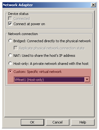 Host Virtual Networking Mappning