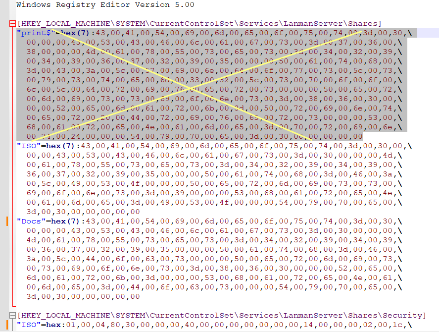 перенос сетевых папок между компьютерами