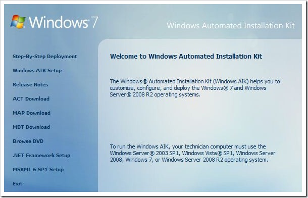 description: windows automated installation kit