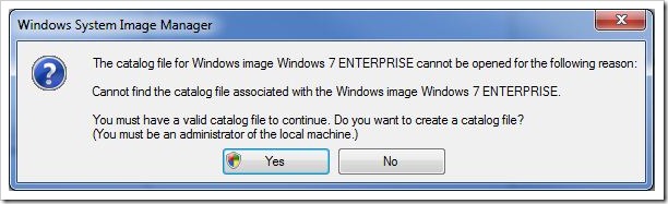 description: windows system image manager
