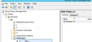 Использование WMI фильтров групповых политик (GPO) в домене AD ...