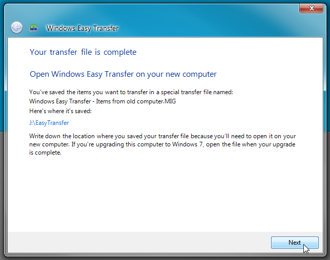 Upgrade complete 1. Средство переноса данных Windows Vista. Upgrade complete. Easy win.