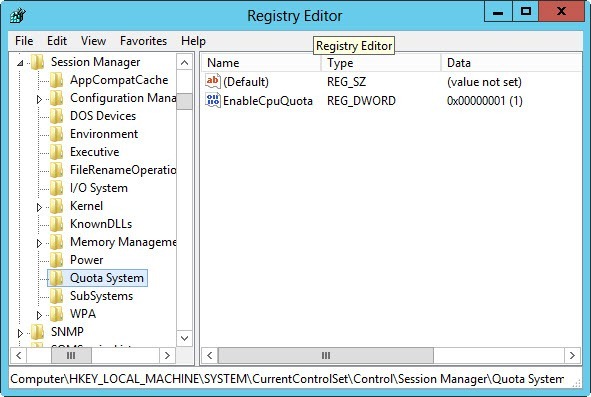 windows server 2012 управление ресурсами CPU в RDS