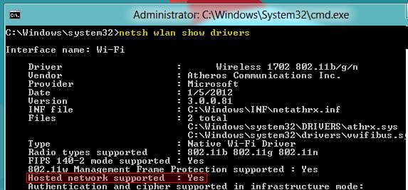 Как раздавать Wi-Fi через точку доступа на ноутбуке с Windows 8/8.1