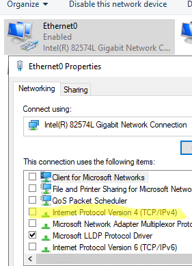 нет сетевых адресов у сетевых адаптеров в Windows NIC Teaming
