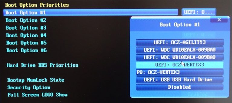 Uefi разметка диска для встроенного по uefi не поддерживается