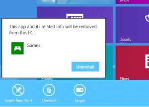 Удаление метро приложений windows 8