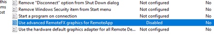 gpo: отключить remotefx для remoteapp