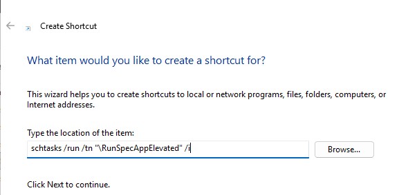 Ярлык запуска задания без запрося контроля учетных записей