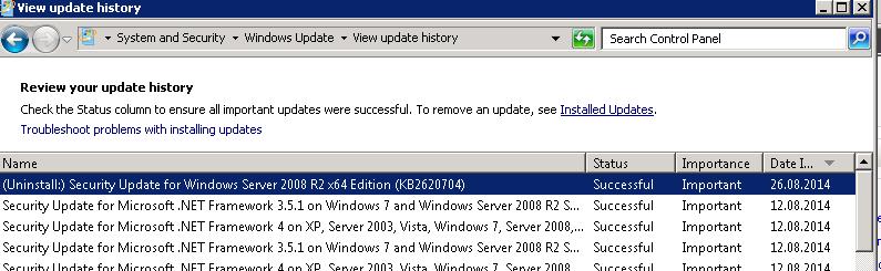 Servicing stack update for windows 10 удалить