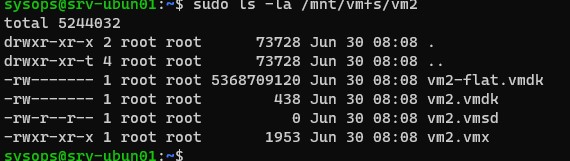доступ к vmfs datastore на чтение из linux