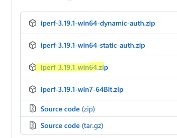 скачать iperf3 для windows с github