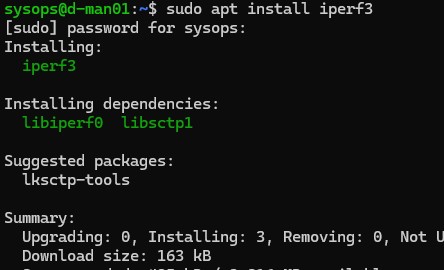iperf - установить в Linux