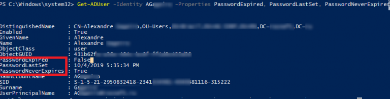 Powershell get aduser. Get-ADUSER.