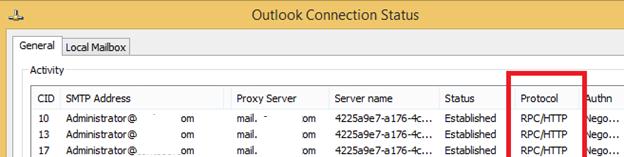 Outlook подключение RPC over HTTP