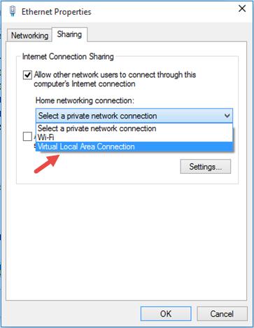 share internet connection
