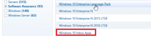 download the windows 10 inbox apps iso from vlsc