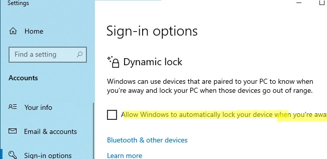 Как отключить пароль при входе в Windows 10