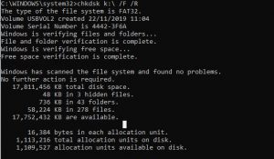 Chkdsk проверка диска без буквы