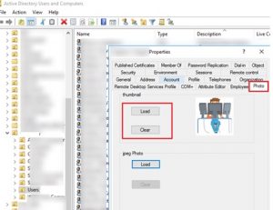 Фото пользователя в active directory