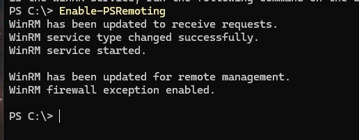 Enable-PSRemoting команда