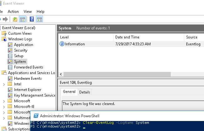 Журнал авторизации. Event ID 104 EVENTLOG это. 2. Windows event viewer. Очистка журнала событие в Smartec.