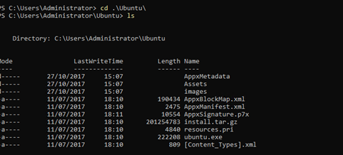 Expand-Archive ~/Ubuntu.zip ~/Ubuntu