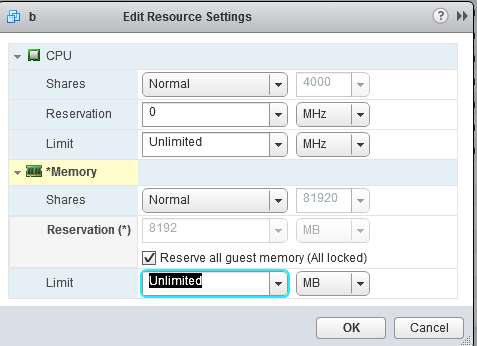 Reserve all guest memory (All locked).