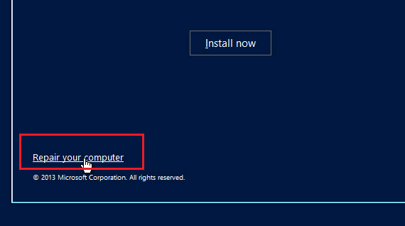 Windows 10 - восстановлене компьютера Repair Computer