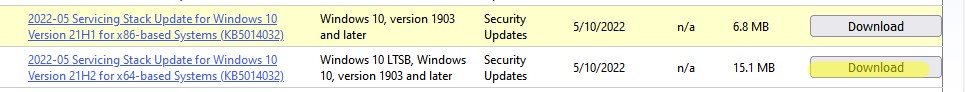 скачать msu обновление из Microsoft Update Catalog