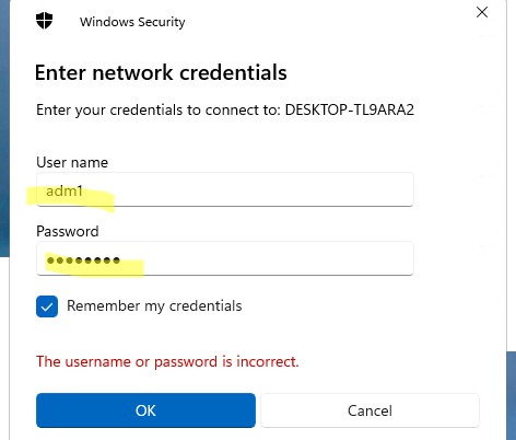 Пароль для доступа к сетевой папке в Windows