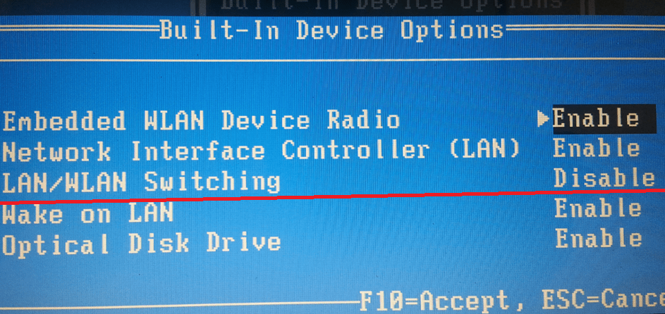 LAN/WLAN Switching 