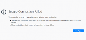 our connection is not secure mozilla our connection is not secure mozilla