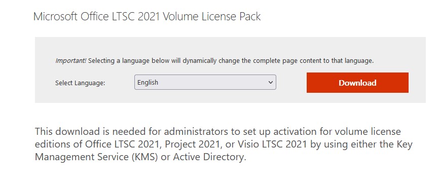  volume license pack для microsoft office LTSC 2021 скачать и установить на kms сервере
