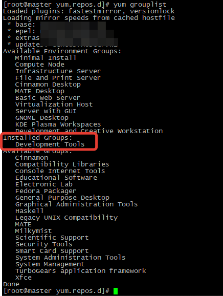 yum groupinstall system administration tools