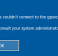 Windows 10 couldn't connect to the gpsvc service