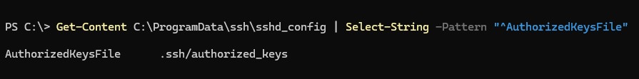 AuthorizedKeysFile для обычного пользователя