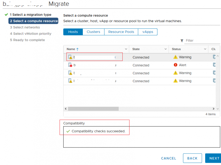 Как правильно создать кластер в датацентре vmware