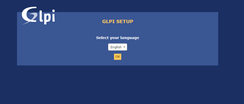 glpi web installer