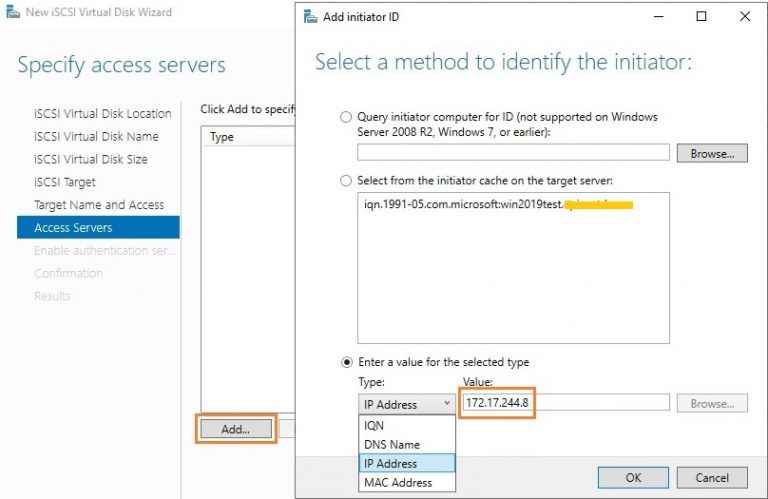 Как отключить iscsi диск