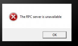 ошибка Сервер RPC недоступен в Windows