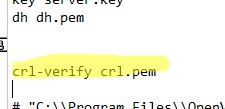 crl-verify настройка списка отзыва сертфикатов openvpn