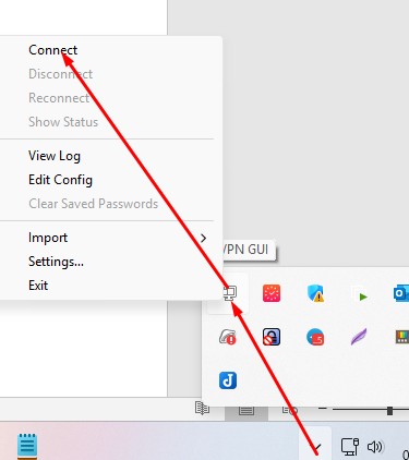 Подключиться к openvpn серверу в windows