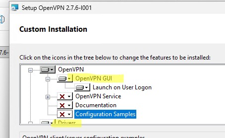установка openvpn клиента в windows