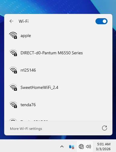 Подключение к wifi сети в windows server