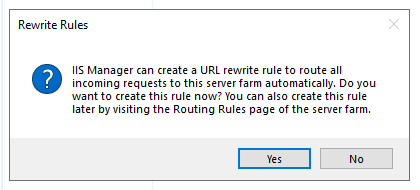 IIS создает правила URL Rewrite