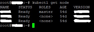 kubectl get node - список нод в кластере Kubernetes