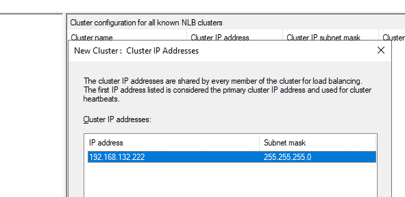 Настройка NLB кластера в Windows Server